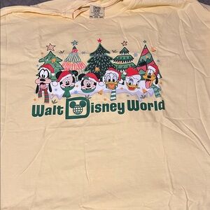 Comfort Colors Light Yellow Disney World Tee